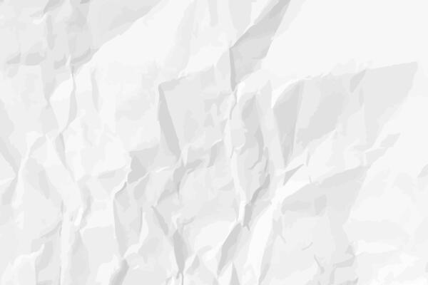 White clean crumpled paper