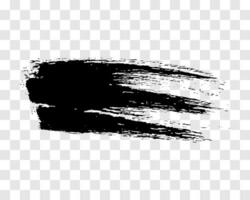 Black brush stroke. Hand drawn ink spot isolated on background. illustration vector