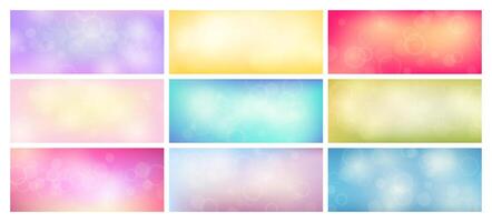 Abstract background with blur bokeh light effect vector