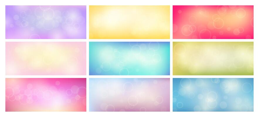 Abstract background with blur bokeh light effect
