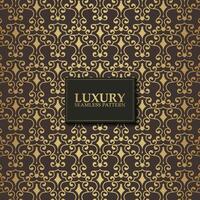 luxury dark seamless pattern background vector