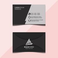 Minimalist Premium Modern Business Card with elegant luxury looking corporate business card design template layout vector