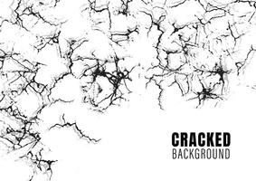 Abstract cracked background illustration white vector