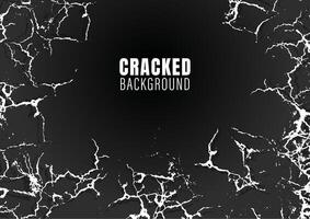 Abstract cracked background illustration black vector