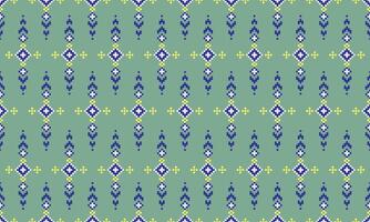 pattern pixels with green background vector