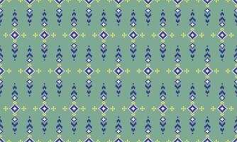 pattern pixels with green background vector