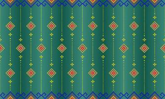 pattern pixels with green gradient background vector