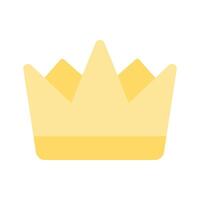 Icon of crown in customizable design style vector