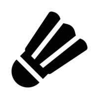 Trendy icon of shuttlecock, badminton shuttlecock design vector