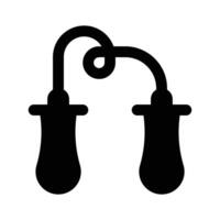Well designed modern style icon of jumping rope, ready to use vector