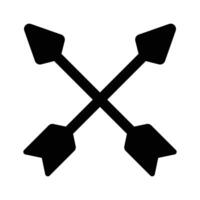 An amazing dartboard arrow icon design, isolated on white background vector