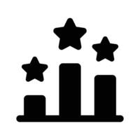 Sports leaderboard, sports podium icon design vector