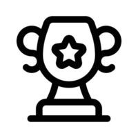 Take a look at this creative icon of sports trophy, easy to use vector