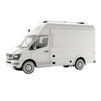 Van isolated on transparent background png