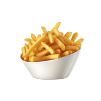 French fries isolated png