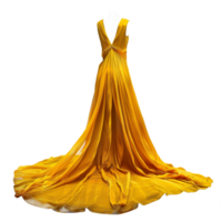 A gown dress isolated on transparent background png