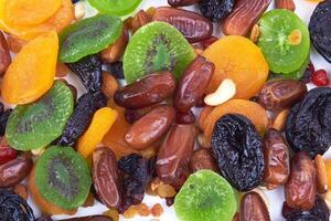 Dry fruits background photo