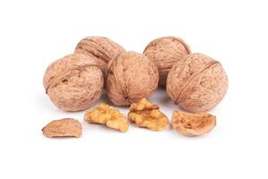 walnuts on white photo