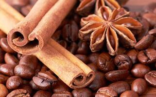 Coffee beans as background photo