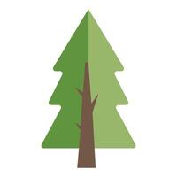 pine tree illustration, tree icon. Christmas trees vector