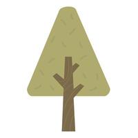 Ilustración del icono de árbol vector