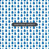 water drop pattern design background with seamless patern style vector