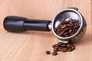 Coffee beans background photo