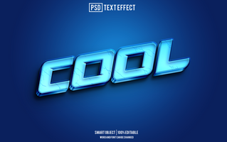 cool text effect, font editable, typography, 3d text psd