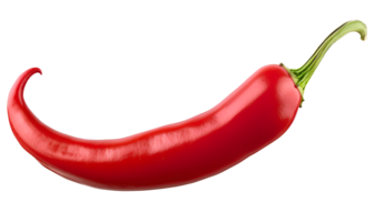 Red chili pepper on a transparent background png