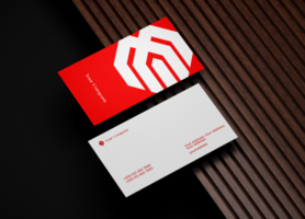 Modern business card mockup design psd