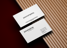 Modern business card mockup design psd