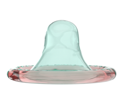 Condom isolated on background. 3d rendering - illustration png