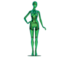 femelle mannequin entier isolé sur Contexte. 3d le rendu - illustration png