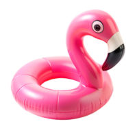 roze flamingo rubber ring geïsoleerd Aan transparant achtergrond. png