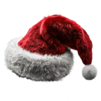 santa claus chapéu isolado em transparente fundo , png