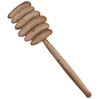 Cute brown Honey sticks isolated on transparent background png