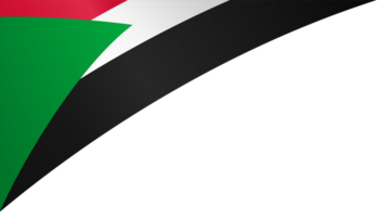 Sudan flag wave png