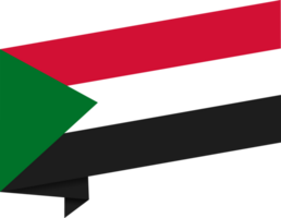 Sudan bandiera onda png