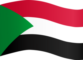 sudan flagga Vinka png