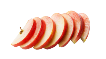 Sliced Apples on the transparent background, Format png