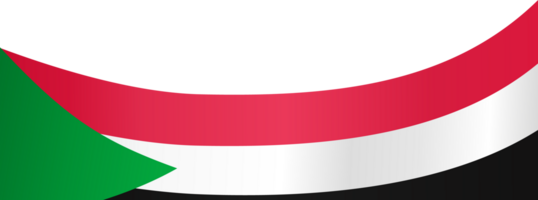 Sudan Flagge Welle png