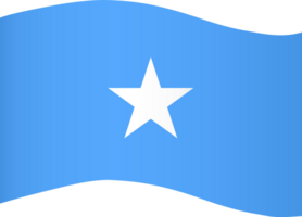 Somalia Flagge Welle png