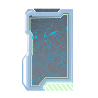 3d hud Hologramm Element png