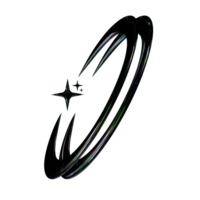 3d cromada roxa sabre ano 2000 elemento png