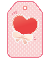 Valentines day label templates png