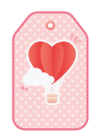 Valentines day label templates png