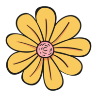 flor básico forma, ícone png