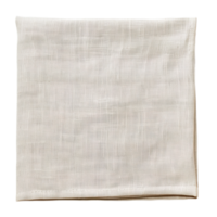 White square flax fabric textile piece png