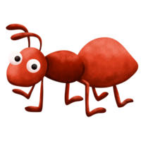 Ant cute watercolor insect png