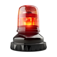 Red Siren on Transparent Background png